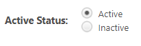 active status selection