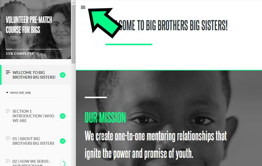 skip ahead in course